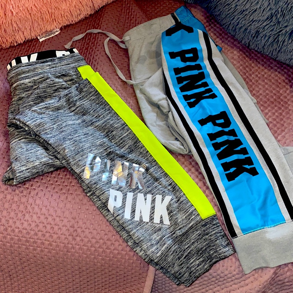 PINK VICTORIA SECRET SWEAT PANTS